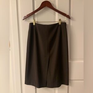 Emilio Pucci Firenze Brown Midi Skirt